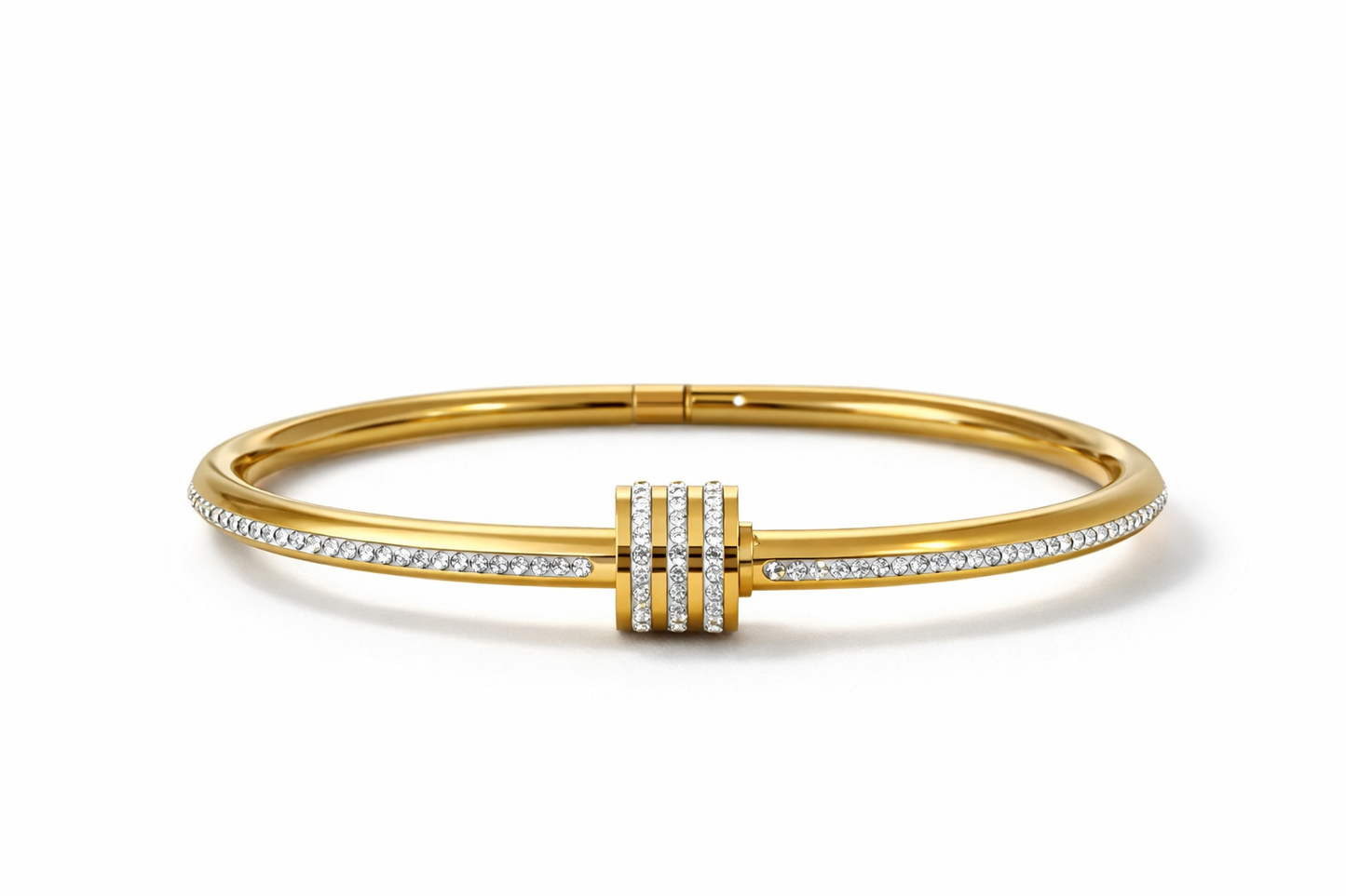 Gold diamond bracelet