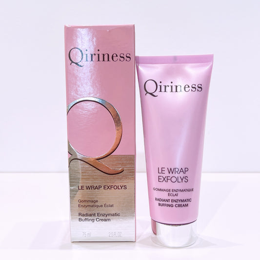 QIRINESS LE WRAP EXFOLYS Radiant Enzymatic Buffing Cream 75ml
