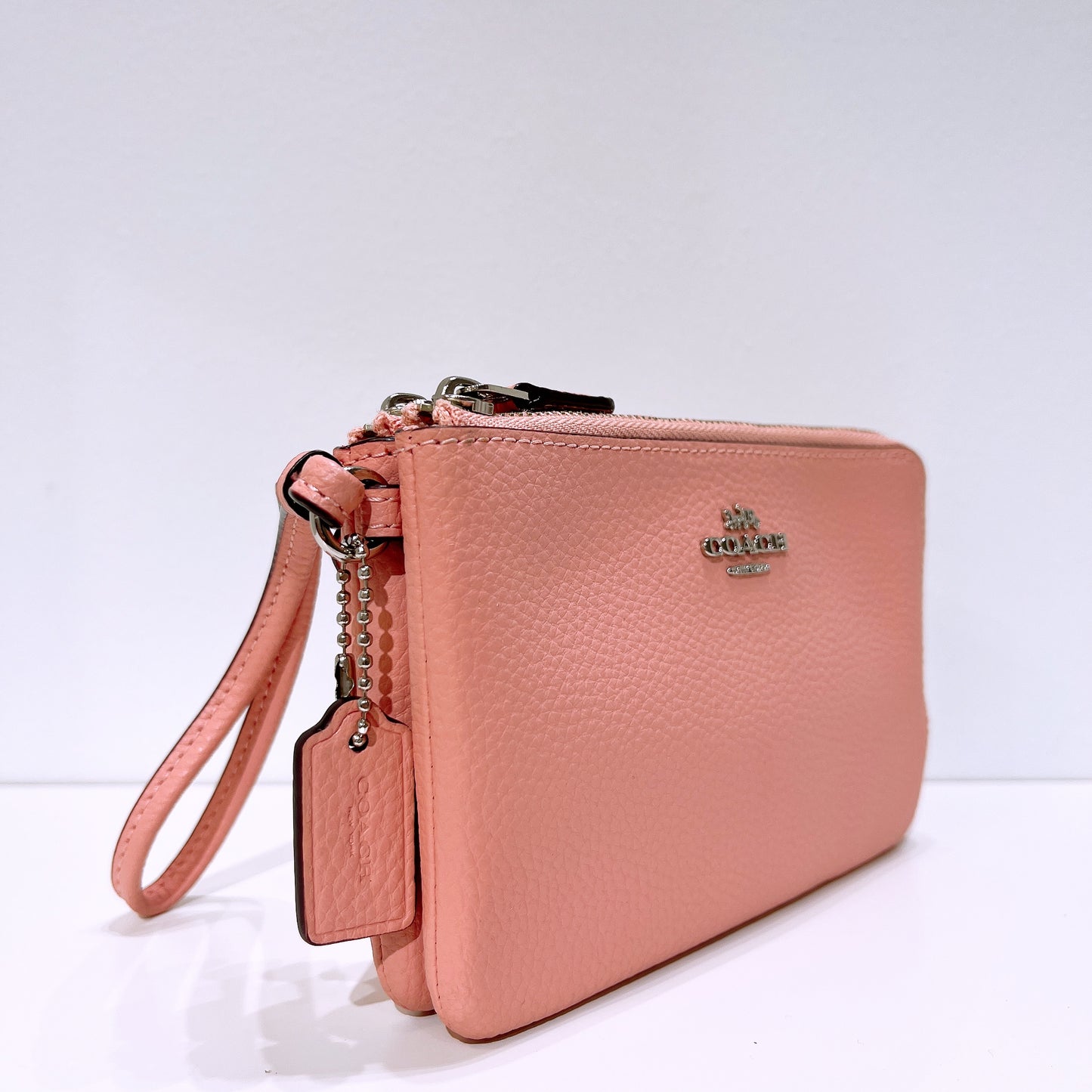 Coach Double Corner Zip Wristlet Wallet