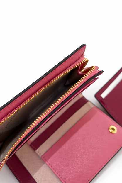 Michael Kors Crossgrain Leather Slim Wallet
