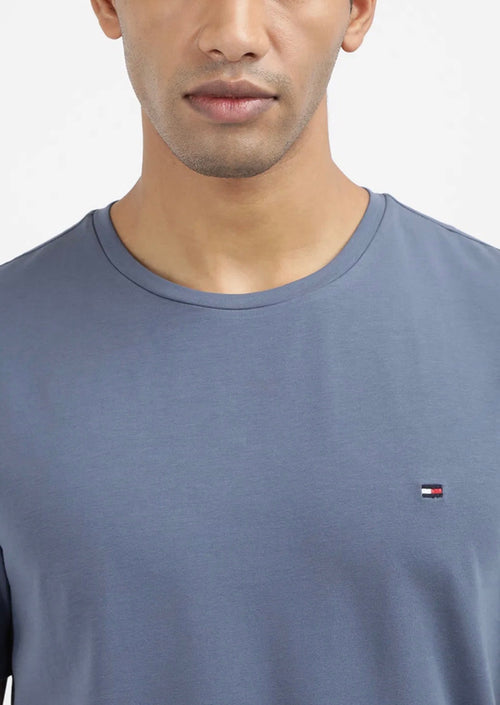 Tommy Hilfiger Cotton Short Sleeves Round Neck T-shirt Blue