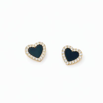 Mini Heart Stud Earrings
