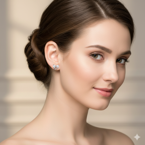 Bow earrings