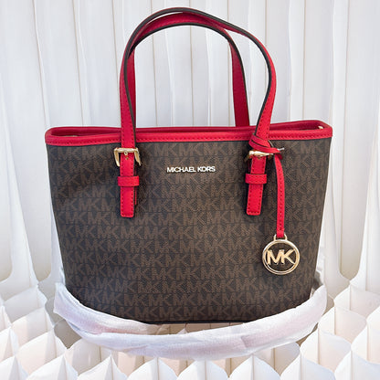 Michael Kors Jet Set Travel Women's
Tote - Brown/ Flame