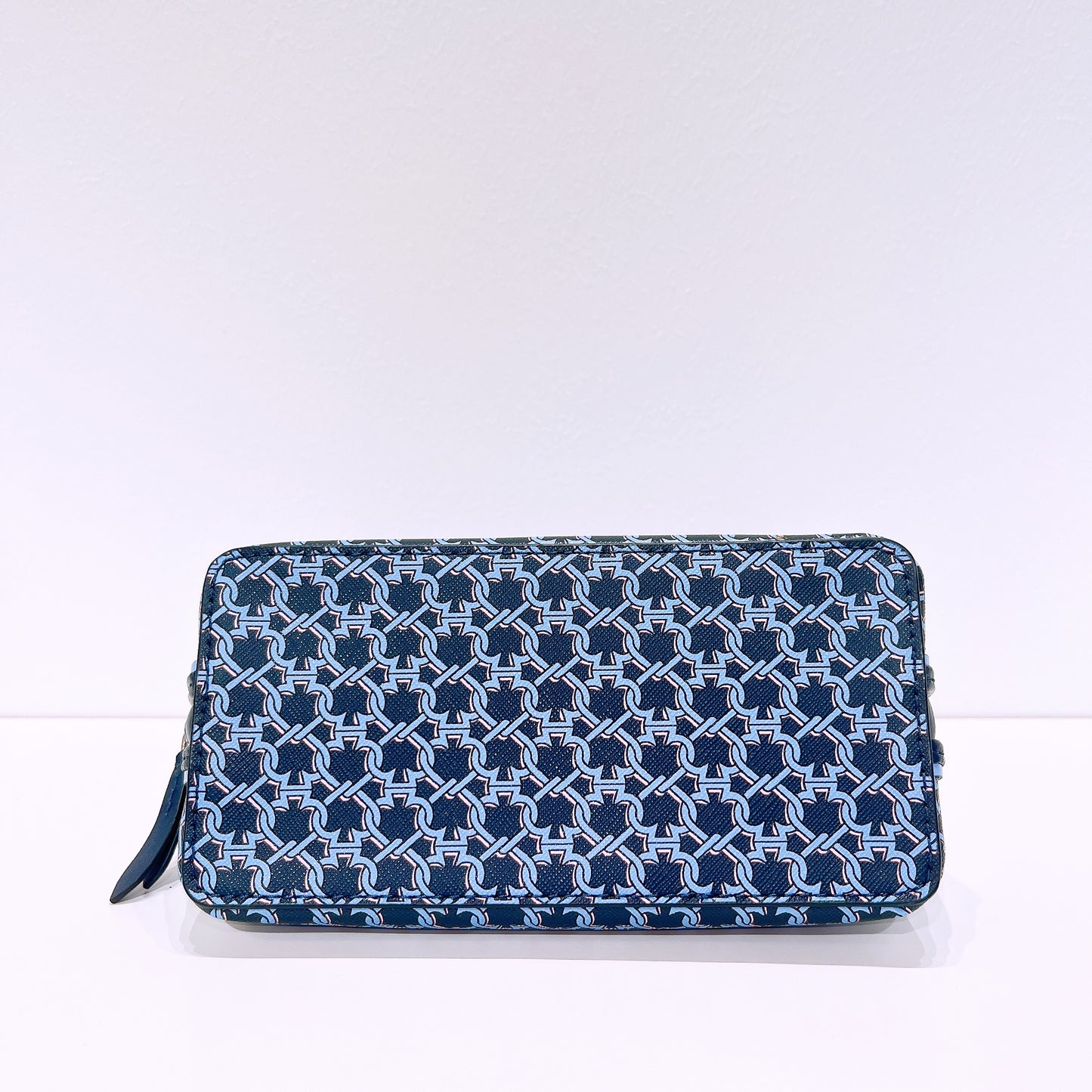 Kate Spade Make Up Cosmetic Bag Spade Link Pouch Travel Navy