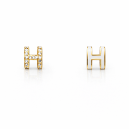 Mini Pop H Earrings