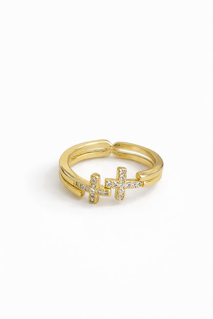 Double cross ring