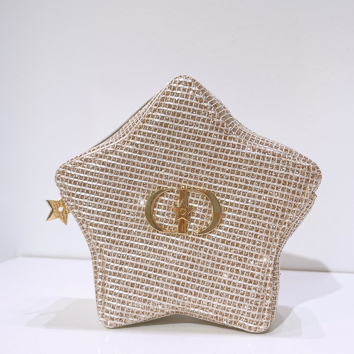 Dior Pouch Star Gold Beige Novelty Holiday Exclusive 2025 New With Box