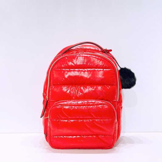 Estee Lauder Red Fluffy Backpack