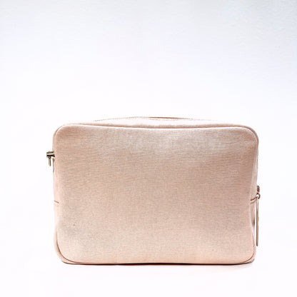 Valentino Beaute Light Pink Large Pouch With Chain