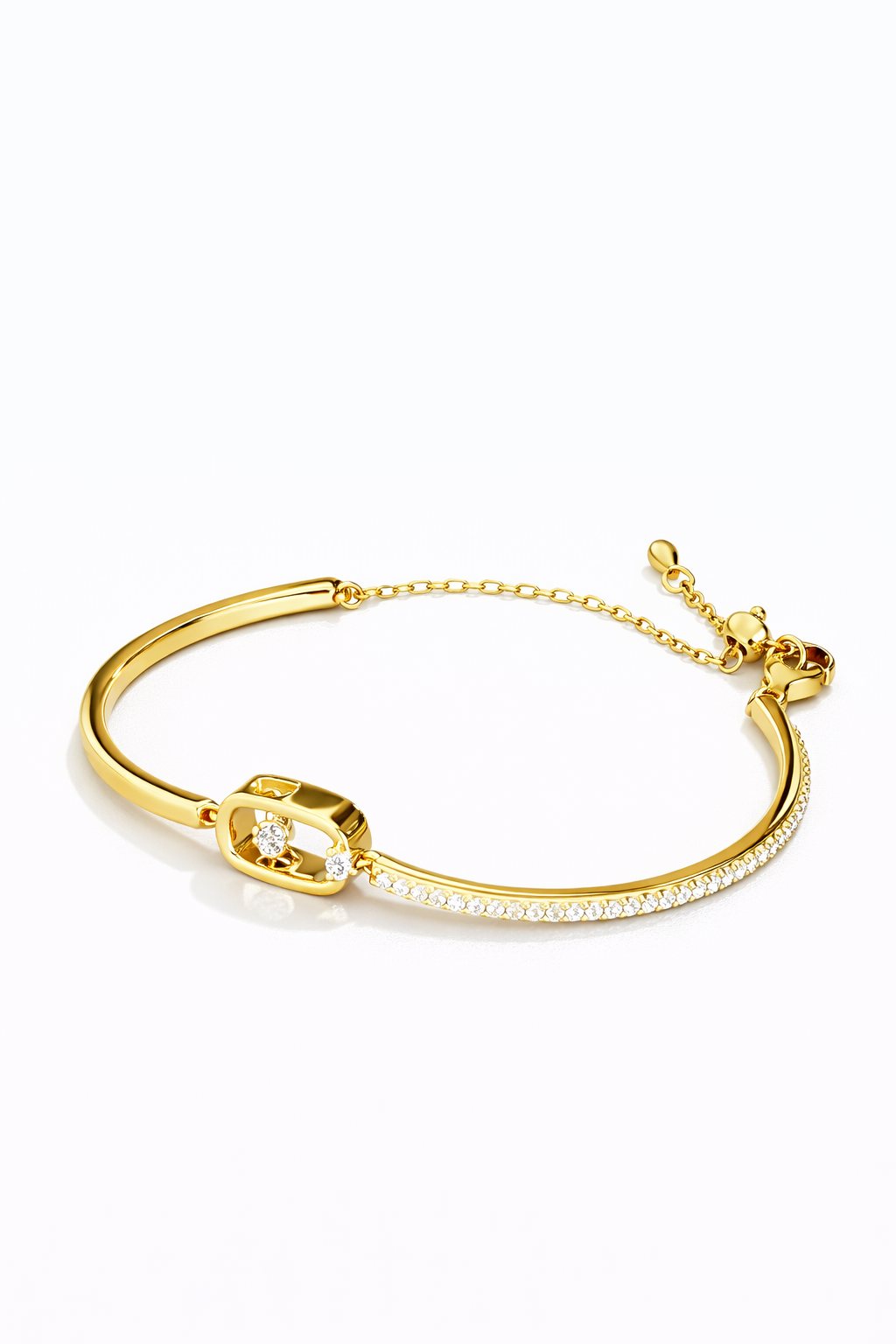 Geometric zircon Bracelet