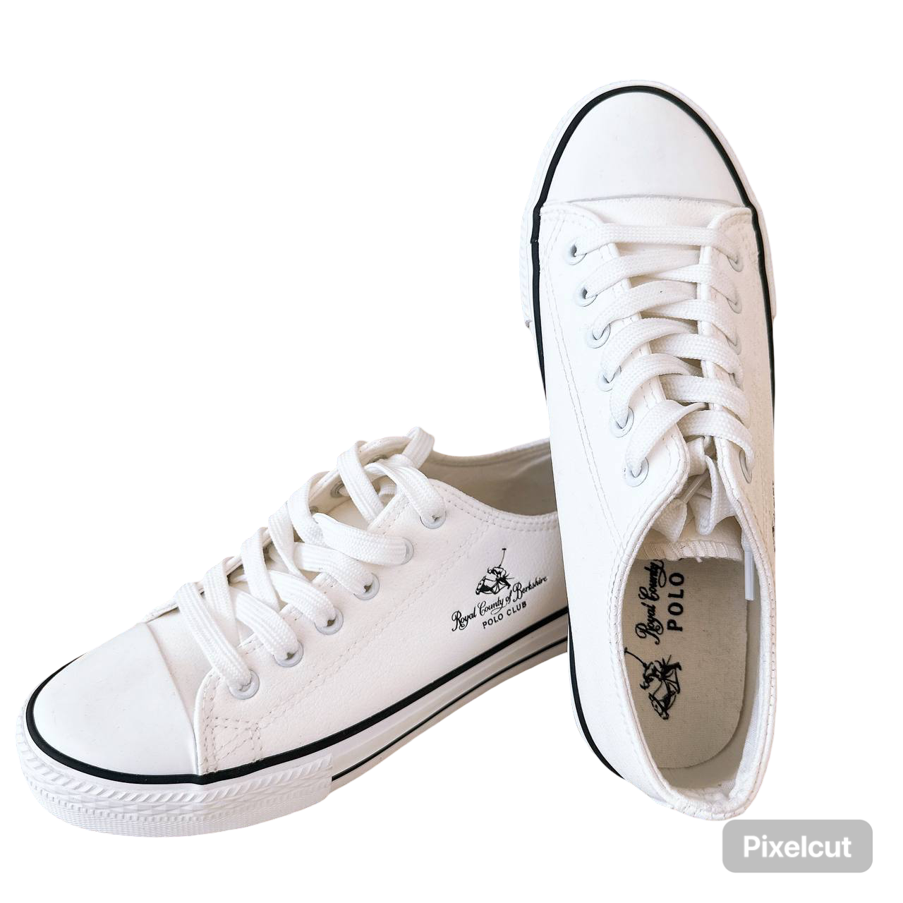 Royal County Polo Club white canvas shoes 💕