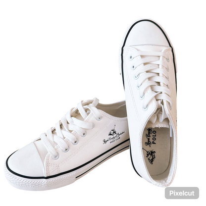 Royal County Polo Club white canvas shoes 💕