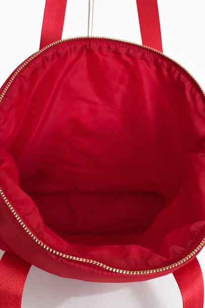 Carolina Herrera Red Puffer Bag