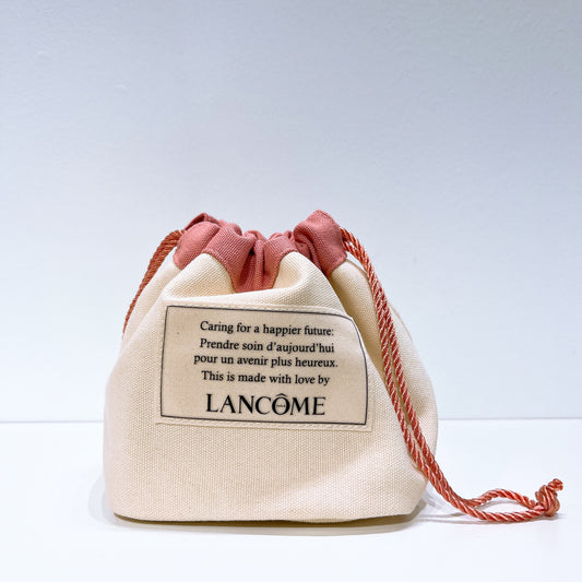 Lancome Canvas drawstring bag