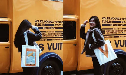 Louis Vuitton Volez Voguez Voyagez Shanghai Exhibition Tote