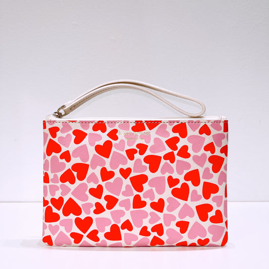 Kate Spade Heart Shape Large Pouch Wristlet