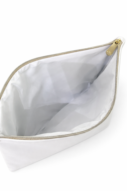 Dior J'adore white makeup bag