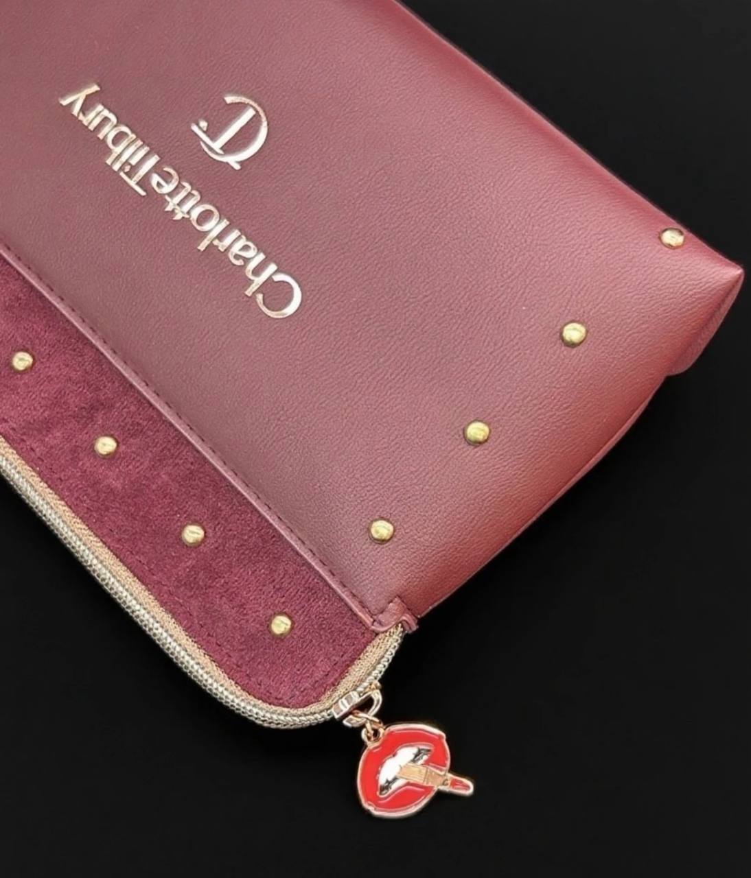 Charlotte Tilbury Studded Makeup Bag