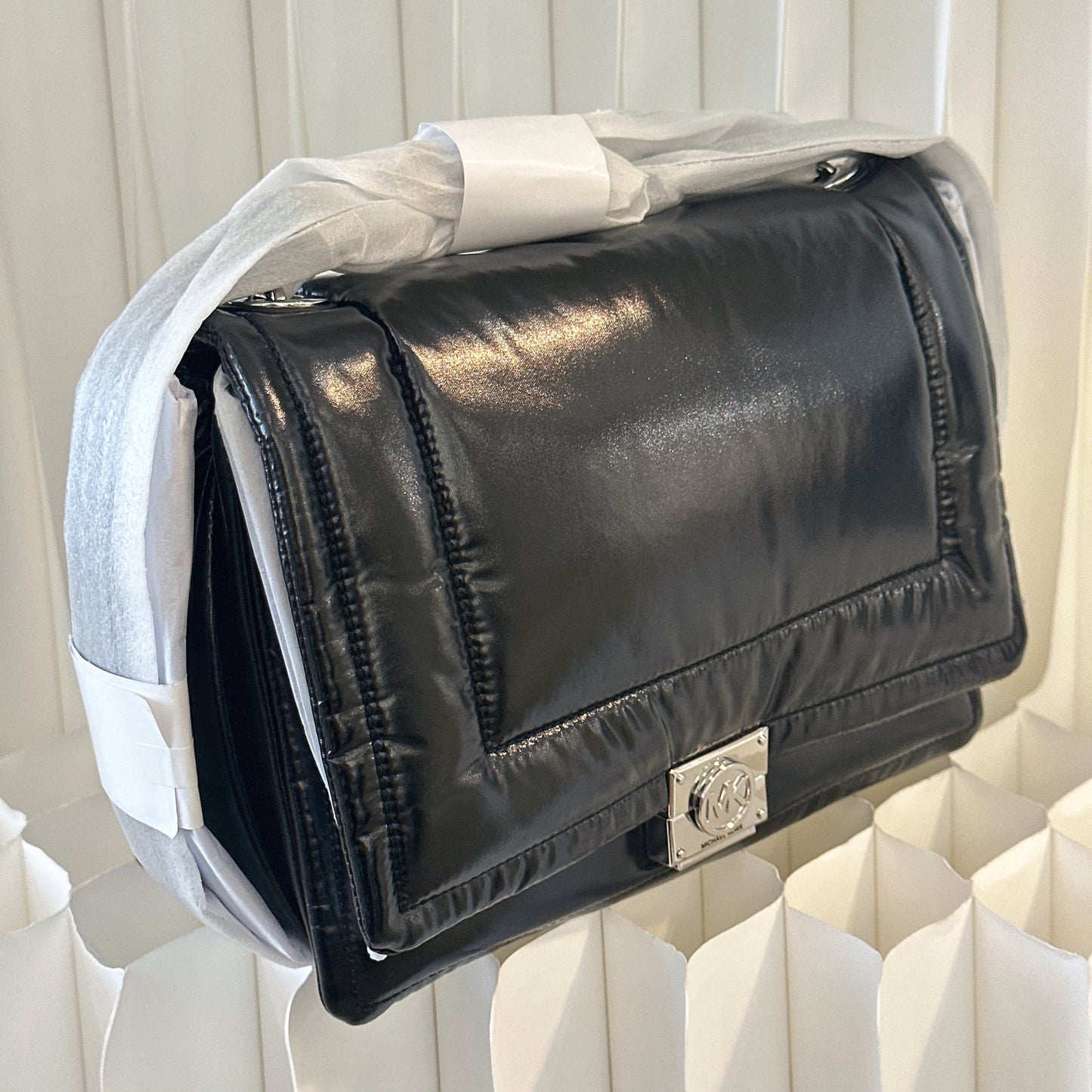 Michael Kors Rory Quilted Shell Crossbody Bag