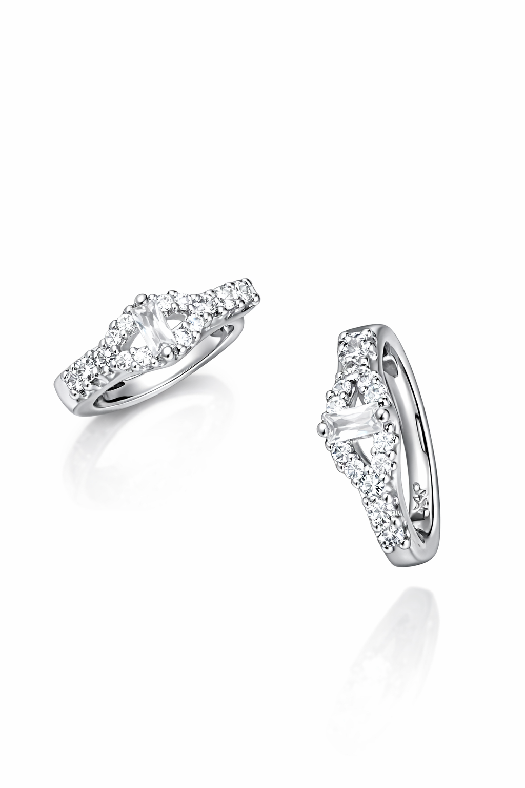 princess-cut earrings