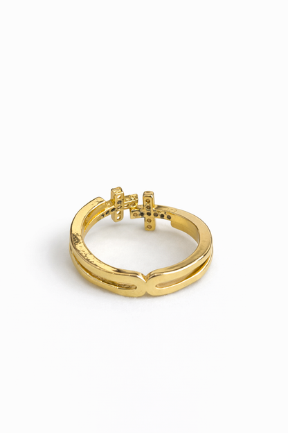 Double cross ring