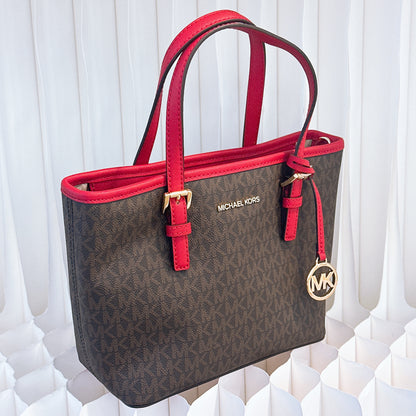 Michael Kors Jet Set Travel Women's
Tote - Brown/ Flame