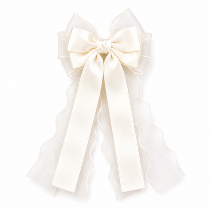 Princess Organza Ribbon Hair Bow