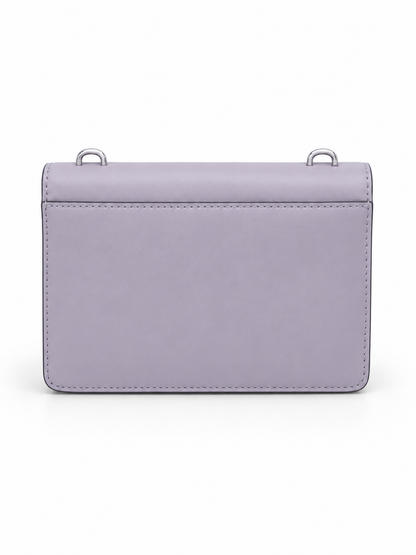 Michael Kors Sloan Flap Small Gusset Leather Crossbody in Lilac