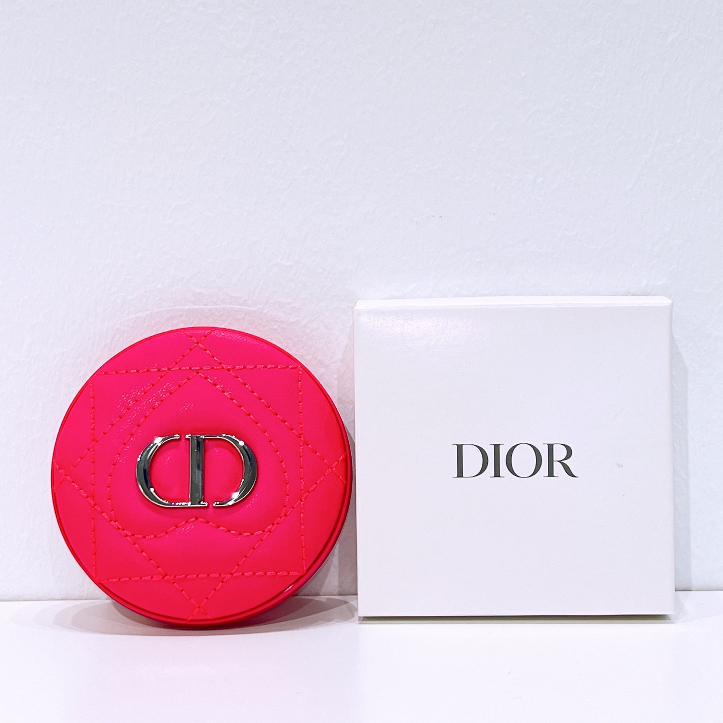 Dior Cosmetic Beauty Makeup Compact Mirror Rose Red