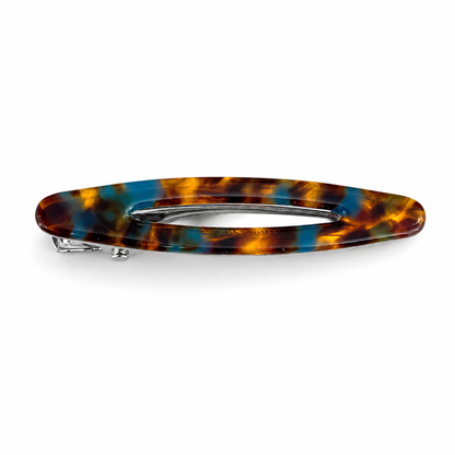 French Acetate Hollow Oval Hair Clips