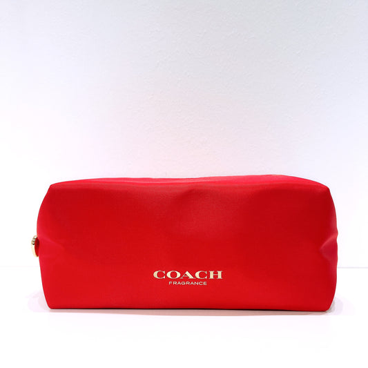 Coach Fragrance Red Toiletry Pouch
