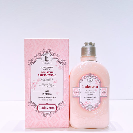 Ladoverna Flower Fruit Cherry Blossom Moisturizing Body Lotion 250g