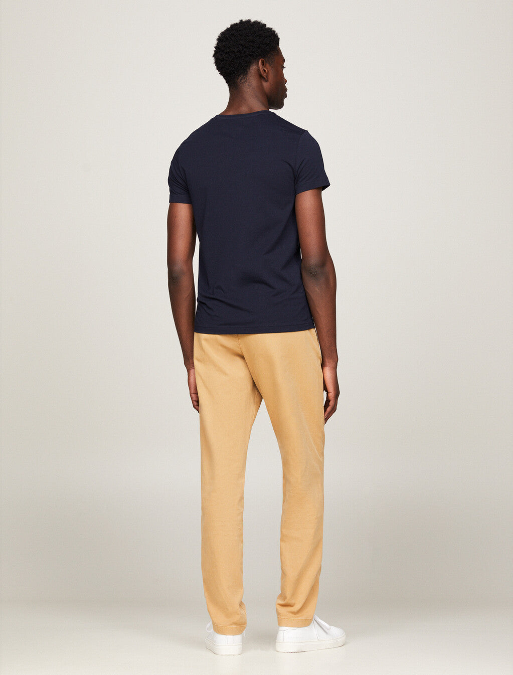 Tommy Hilfiger Cotton Short Sleeves Round Neck T-shirt Navy