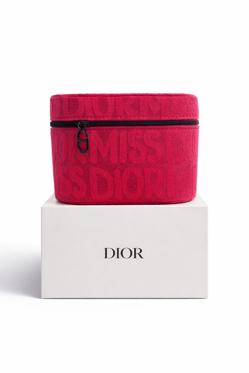 Miss Dior Pink Makeup Pouch Vanity Case with Box