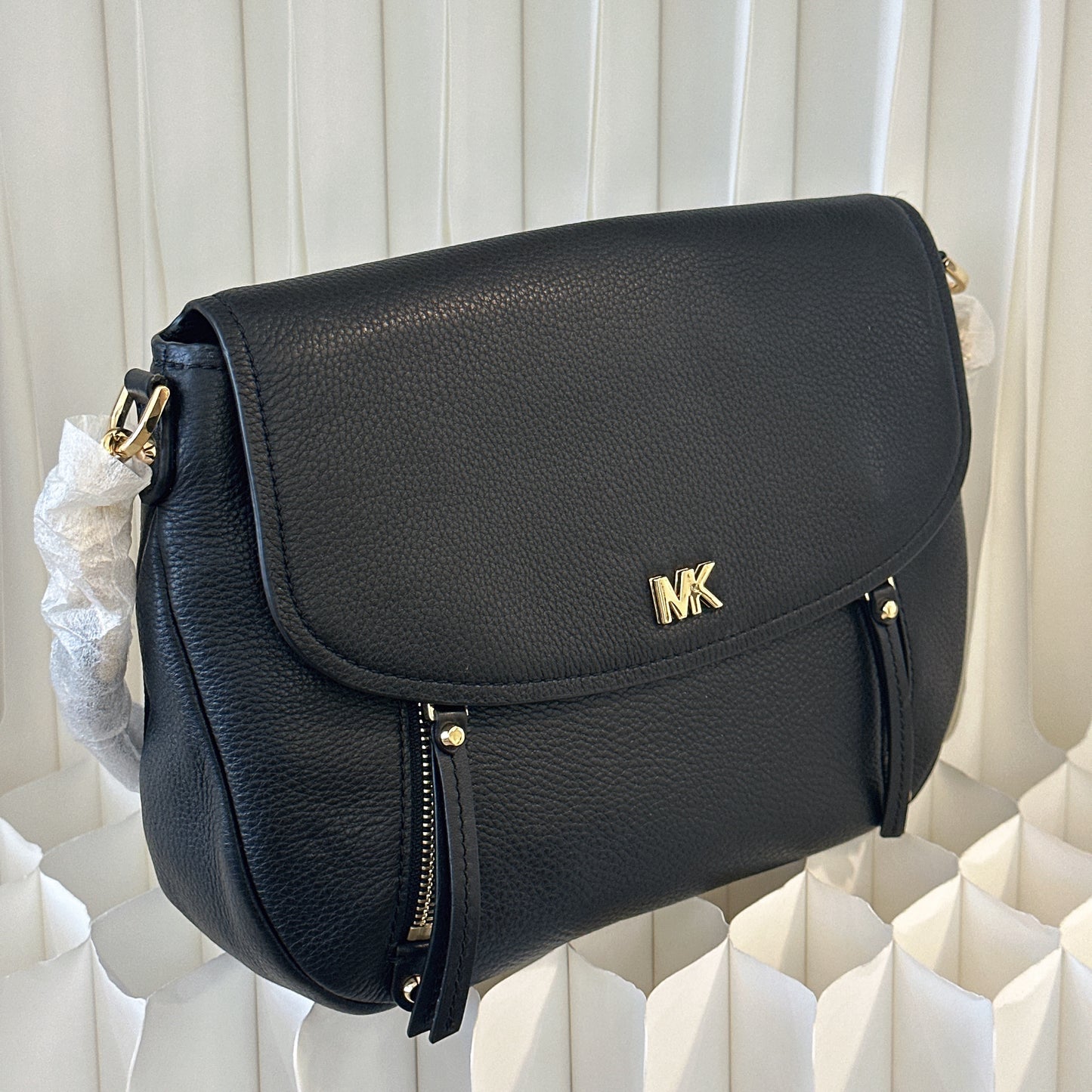 Michael Kors Evie Medium Leather Shoulder Bag