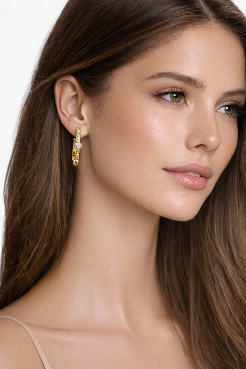 Huggie Gold earrings