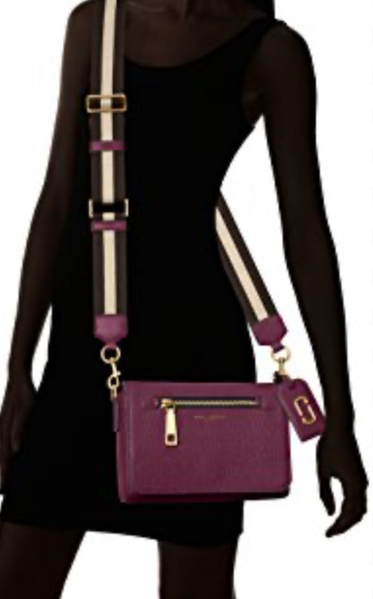 Marc Jacobs Merlot Leather Gotham Shoulder Bag