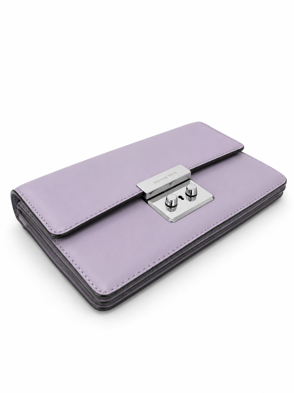 Michael Kors Sloan Flap Small Gusset Leather Crossbody in Lilac