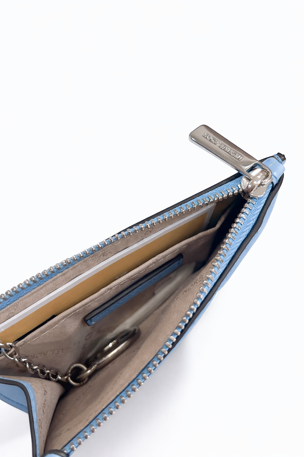 Michael Kors Coin Purses Women Patent Leather Heavenly/Soft Sky