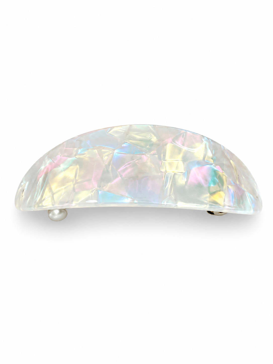 French style Acetate Curved Hair Barrettes