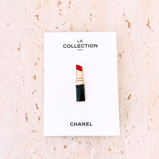 Chanel vip Lipstick Brooch Pin