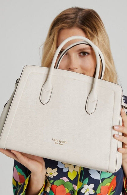 Kate Spade Knott XL Satchel Off White