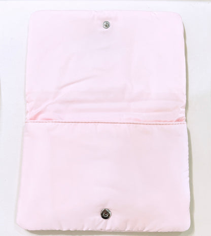 Dior Pink Cosmetics Puff Bag