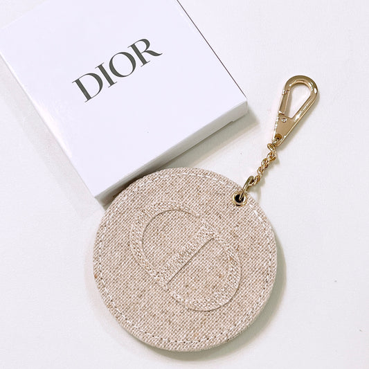 Dior Beauty Mini Round Mirror Keychain