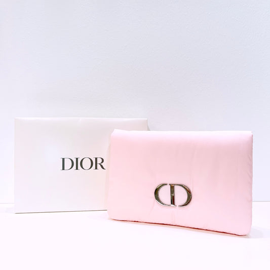 Dior Pink Cosmetics Puff Bag