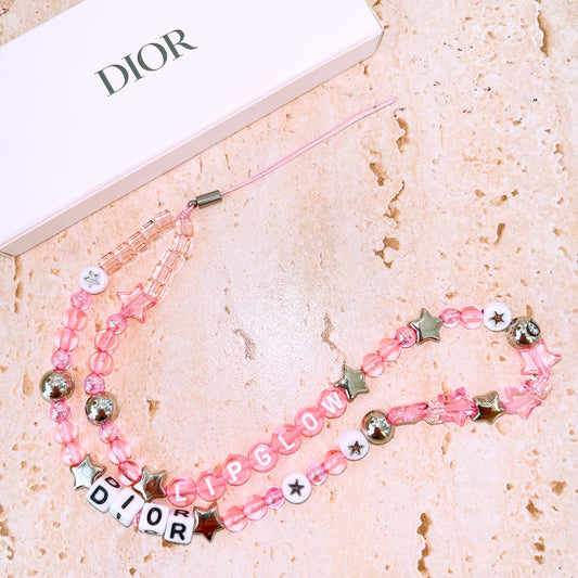 Dior Beauty Beaded Phone Strap