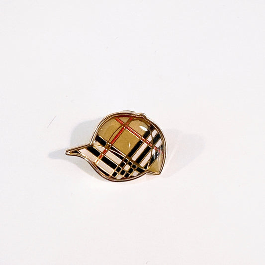 Burberry Beauty Hat Brooch Pin (No Box)