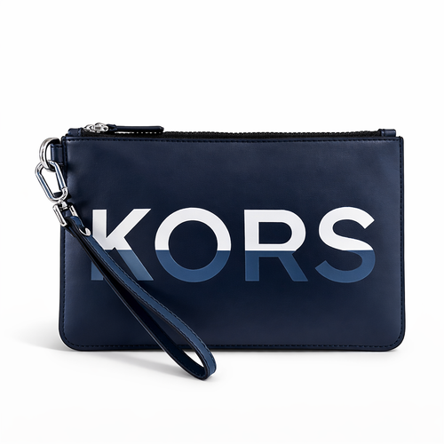 Michael Kors Medium Printed Leather Slim Pouch