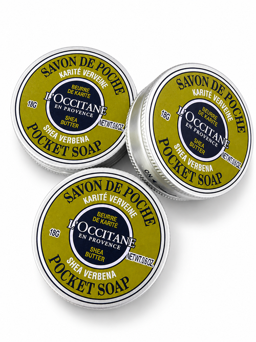 L’Occitane Shea Verbena Pocket Soap 
-18g